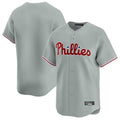 P.Phillies ## Phillies Blank Player Gray Home Limited Jdoa Stitched Jerseys