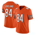 C.Bears #84 Colston Loveland Player Orange Vapor F.U.S.E. Limited Home Game Jdoa Stitched Jerseys