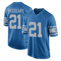 D.Lions #21 Roger McCreary Player Blue Vapor Untouchable Throwback Game Jdoa Stitched Jerseys