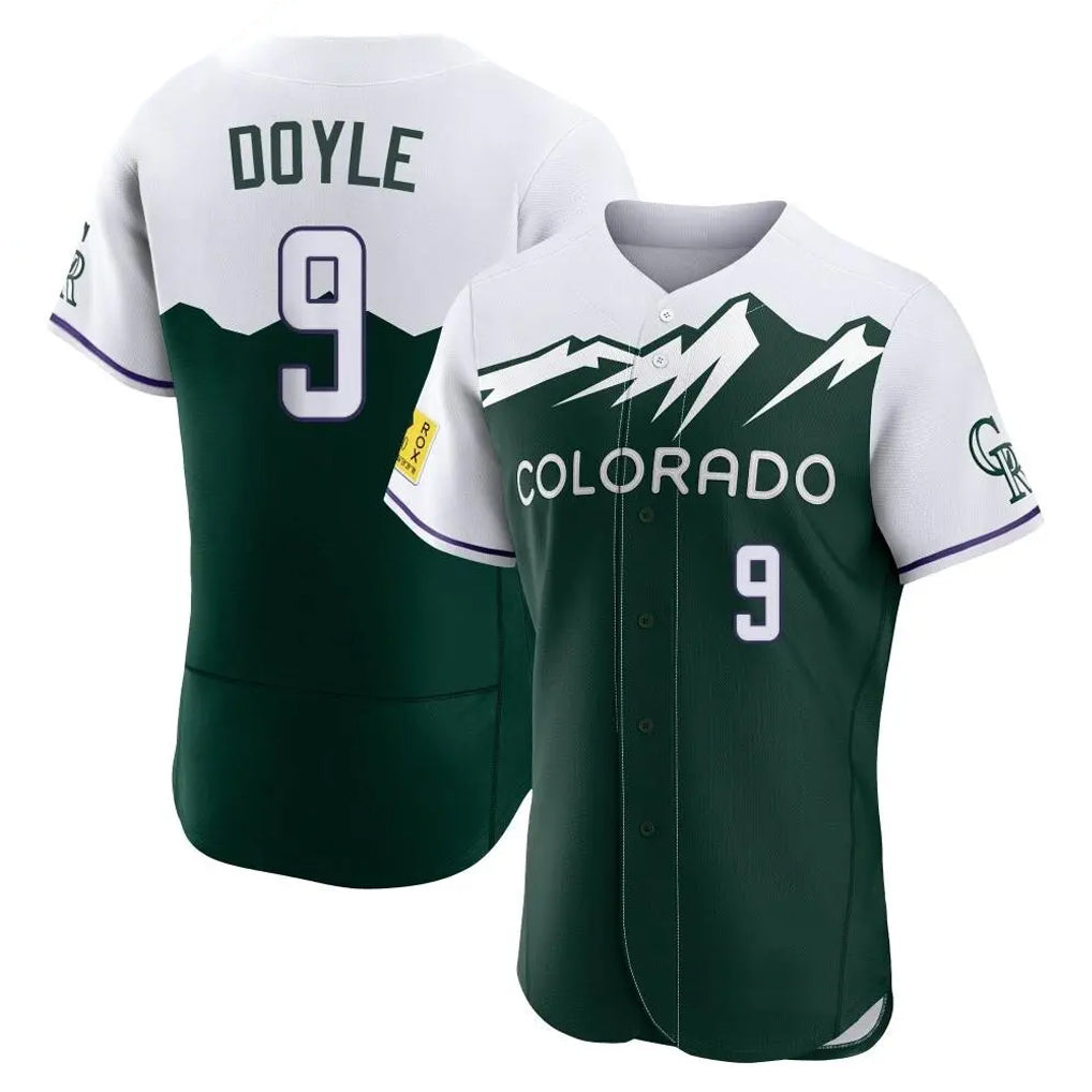 C.Rockies #9 Brenton Doyle Player Green City Connect Limited Elite Home Jdoa Stitched Jerseys