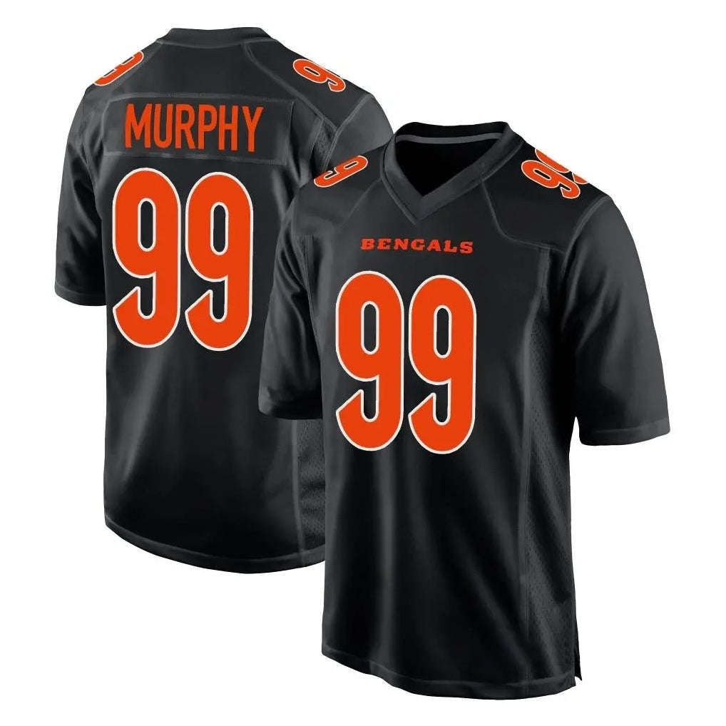 C.Bengals #99 Myles Murphy Player Black Fashion Game Jdoa Stitched Jerseys