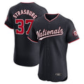 W.Nationals #37 Stephen Strasburg Player Navy Elite Jdoa Stitched Jerseys