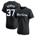 M.Marlins #37 Anthony Bender Player Black Vapor Home Limited Elite Jdoa Stitched Jerseys