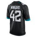 Jdoa J.Jaguars #42 Andrew Wingard Black Alternate Game Jersey