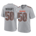 C.Bears #58 Darnell Wright Player Gray Atmosphere Fashion Game Jdoa Stitched Jerseys