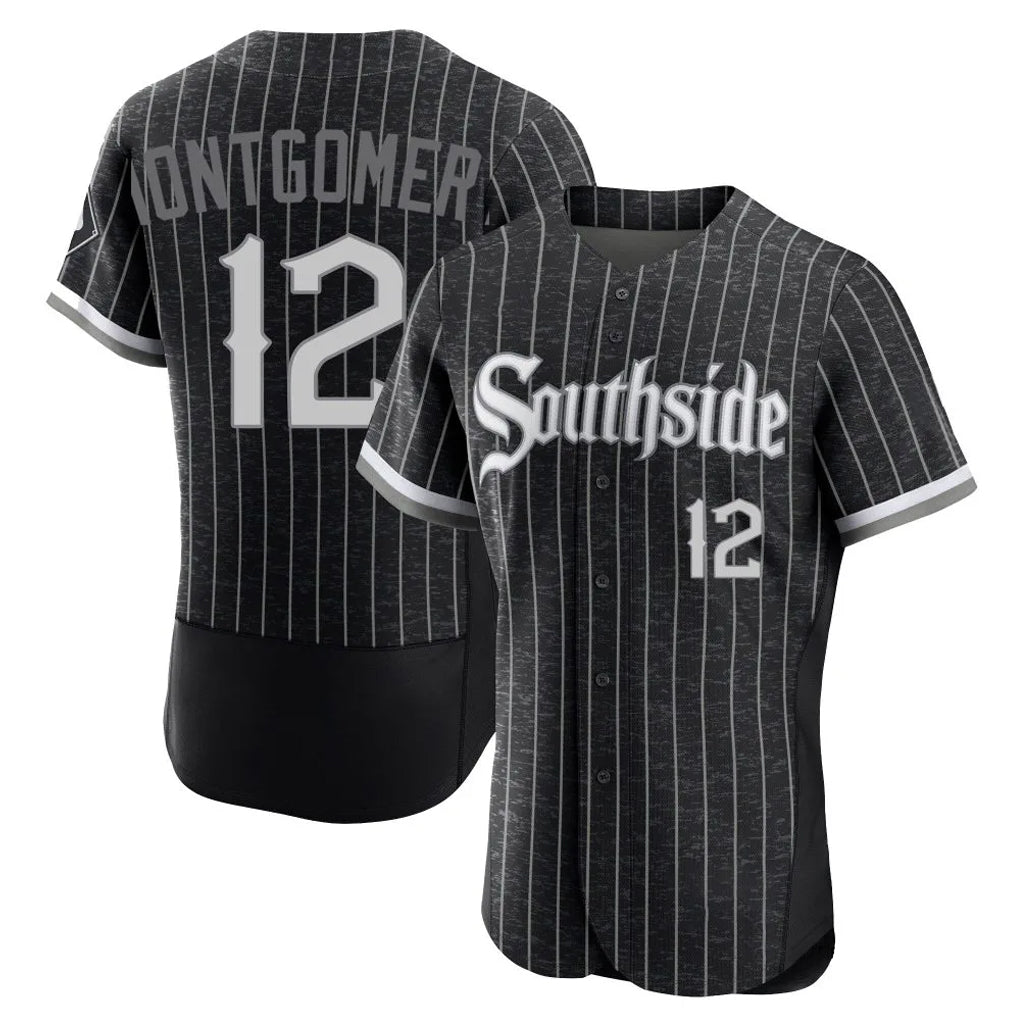 C.White Sox #12 Colson Montgomery Player Black City Connect Limited Elite Home Jdoa Stitched Jerseys