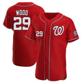 W.Nationals #29 James Wood Player Red Alternate Elite Jdoa Stitched Jerseys