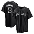 B.Red Sox #3 Ceddanne Rafaela Player Black Home Game Jdoa Stitched Jerseys