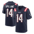 NE.Patriots #14 Robert Spillane Player Navy Home Game Jdoa Stitched Jerseys