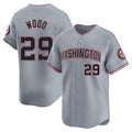 W.Nationals #29 James Wood Player Gray City Connect Limited Alternate Jdoa Stitched Jerseys