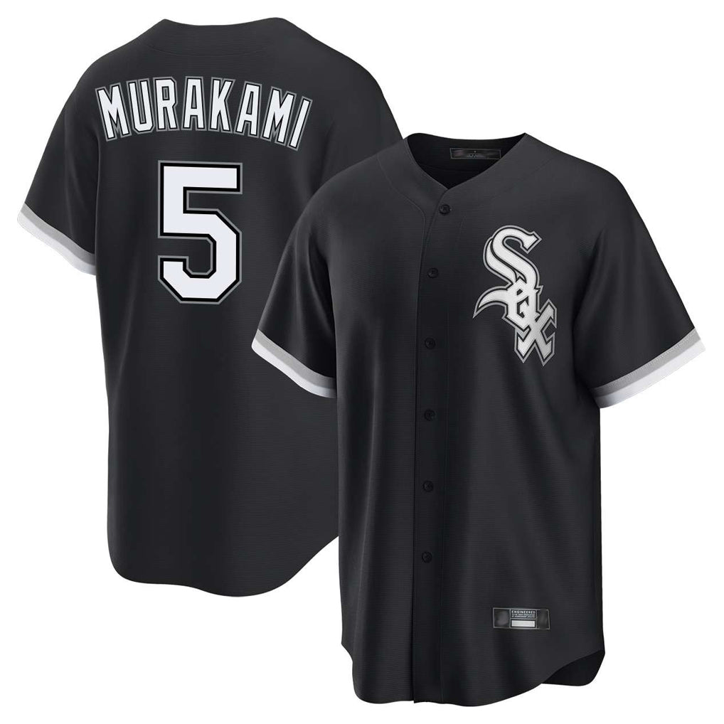 C.White Sox #5 Munetaka Murakami Player Black Home Game Jdoa Stitched Jerseys