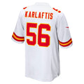 Jdoa KC.Chiefs #56 George Karlaftis White Away Game Player Jersey
