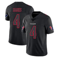 H.Texans #4 Woody Marks Player Black Impact Limited Game Jdoa Stitched Jerseys