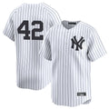 NY.Yankees #42 Mariano Rivera Player White Limited Jdoa Stitched Jerseys