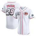 C.Reds #29 TJ Friedl Player White Speedway Classic Limited Elite Home Jdoa Stitched Jerseys