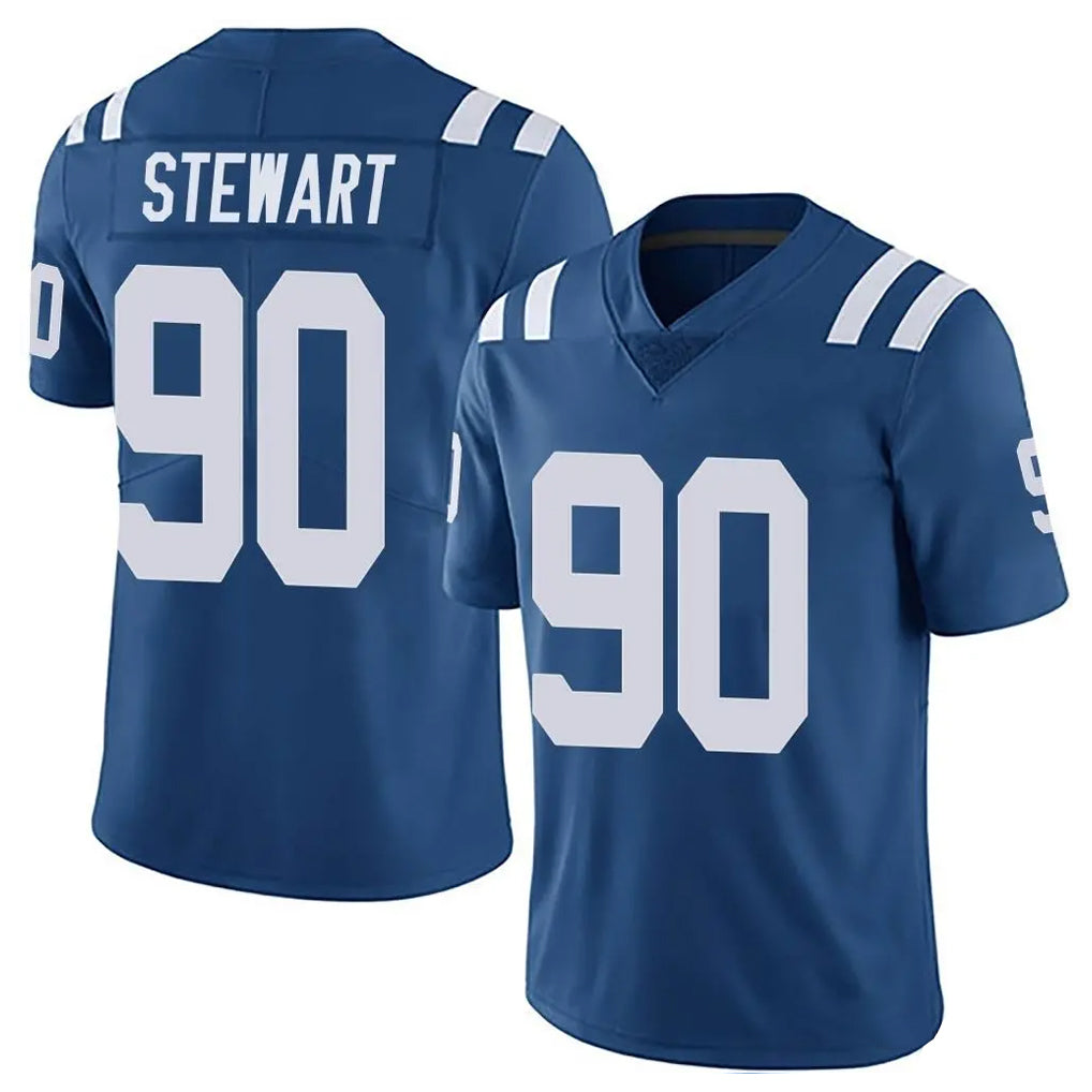 IN.Colts #90 Grover Stewart Player Royal Limited Vapor Untouchable Home Game Hdoa Stitched Jerseys