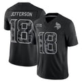Hdoa MN.Vikings #18 Justin Jefferson Player Black Limited 2026 Salute to Service Home Game Stitched Jerseys