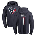 H.Texans #1 Tank Dell Player Navy Pro Line Pullover Hoodie Limited Game Jdoa Stitched Jerseys