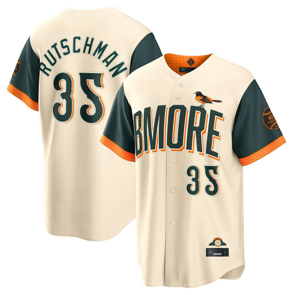 B.Orioles #35 Adley Rutschman Player Cream 2026 City Connect Home Game Jdoa Stitched Jerseys