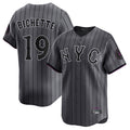NY.Mets #19 Bo Bichette Player Gray City Connect Limited Jdoa Stitched Jerseys