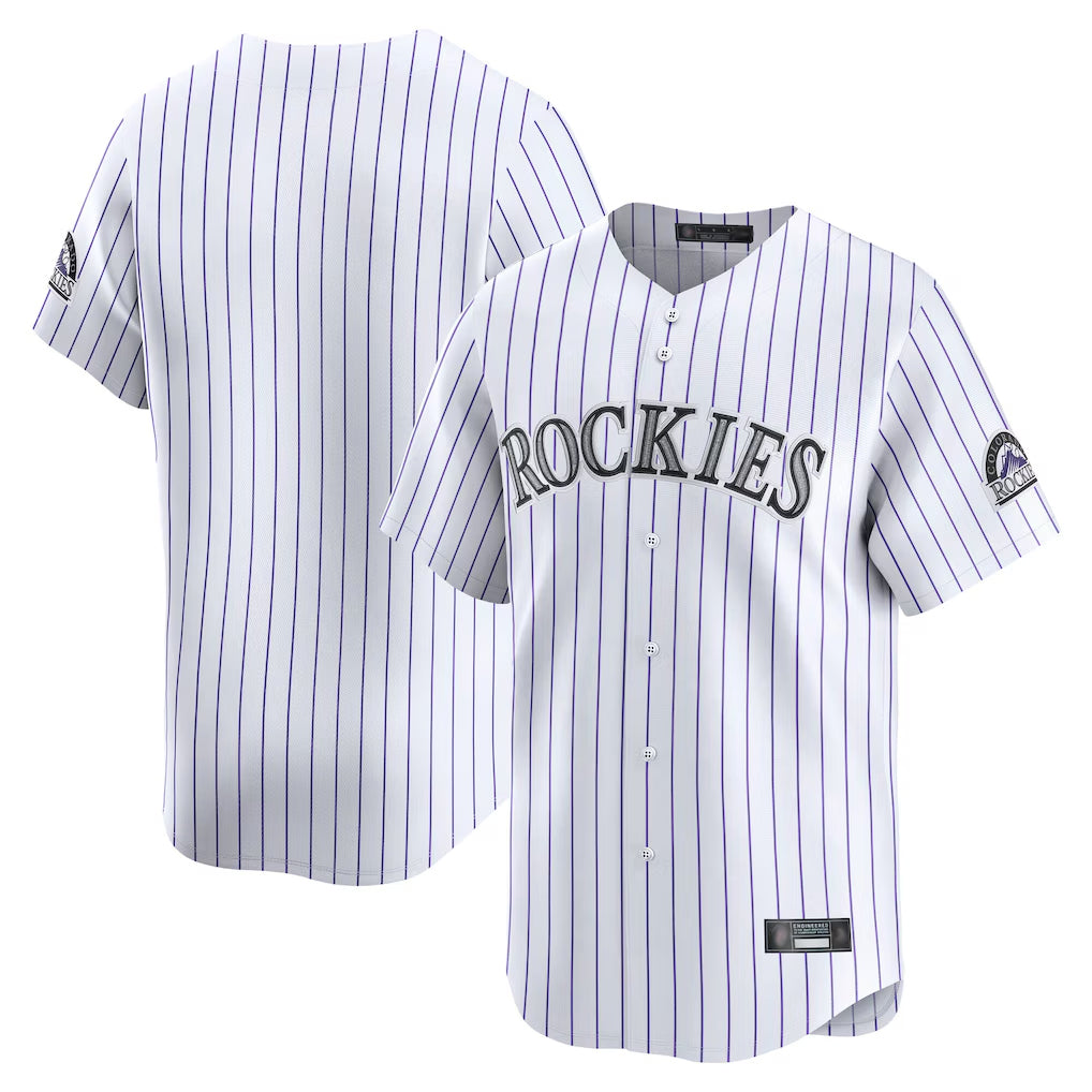 C.Rockies ## Rockies Blank Player White Limited Home Jdoa Stitched Jerseys