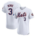 NY.Mets #3 Carson Benge Player White Home Limited Elite Jdoa Stitched Jerseys