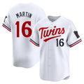 M.Twins #16 Austin Martin Player White Home Limited Jdoa Stitched Jerseys
