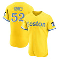 B.Red Sox #52 Wilyer Abreu Player Yellow Limited Elite Home Game Jdoa Stitched Jerseys
