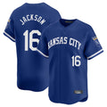 KC.Royals #16 Bo Jackson Player Royal Limited Home Jdoa Stitched Jerseys