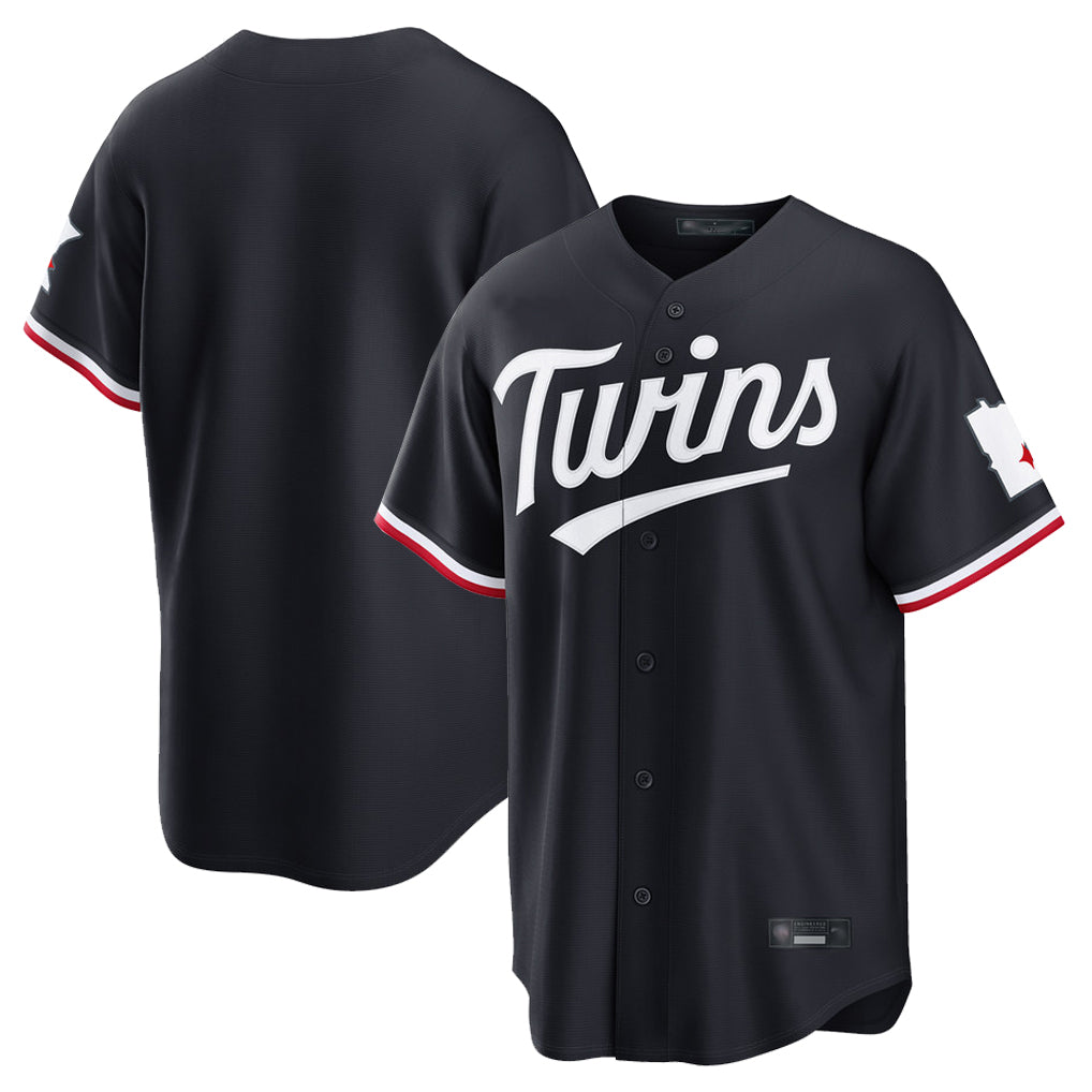 M.Twins ## Twins Blank Player Navy Home Game Jdoa Stitched Jerseys