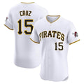 P.Pirates #15 Oneil Cruz Player White Home Limited Elite Jdoa Stitched Jerseys