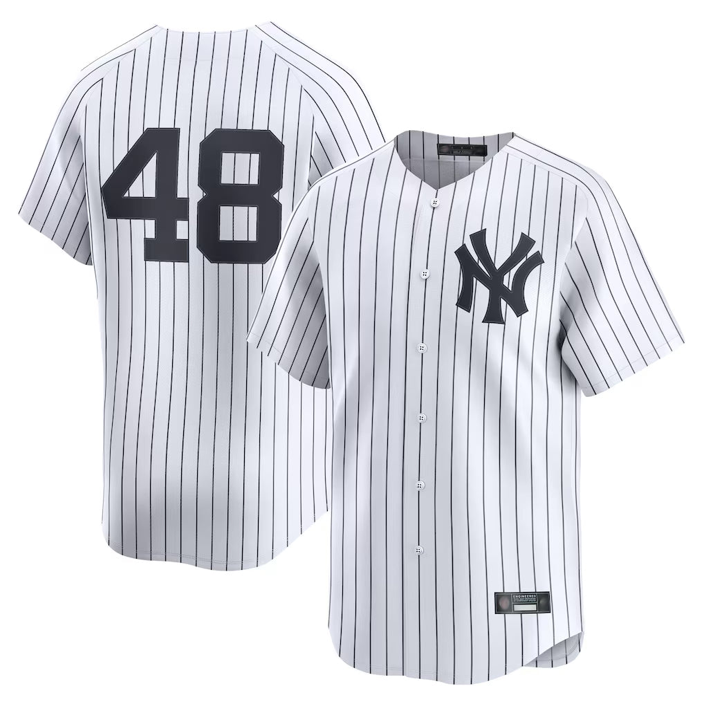 NY.Yankees #48 Paul Goldschmidt Player White Limited Home Jdoa Stitched Jerseys