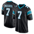 C.Panthers #7 Tre'von Moehrig Player Black Home Game Jdoa Stitched Jerseys
