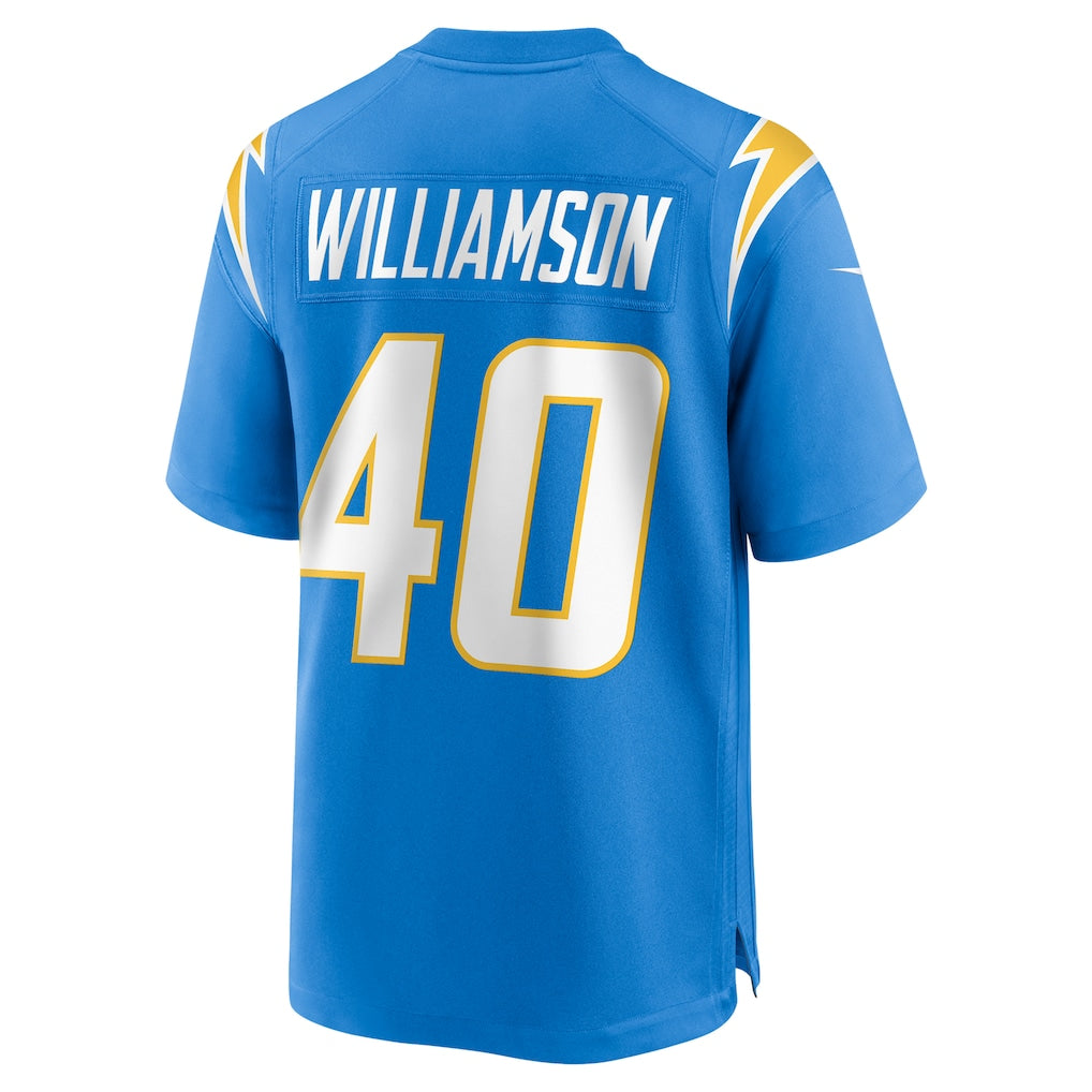 Jdoa LA.Chargers #40 Kendall Williamson Powder Blue Team Game Jersey