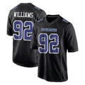 D.Cowboys #92 Quinnen Williams Player Carbon Black Fashion Home Game Jdoa Stitched Jerseys