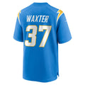 Jdoa LA.Chargers #37 Isas Waxter Powder Blue Team Game Jersey