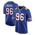 B.Bills #96 Deone Walker Player Royal Home Game Jdoa Stitched Jerseys