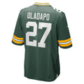 Jdoa GB.Packers #27 Kitan Oladapo Green Game Jersey