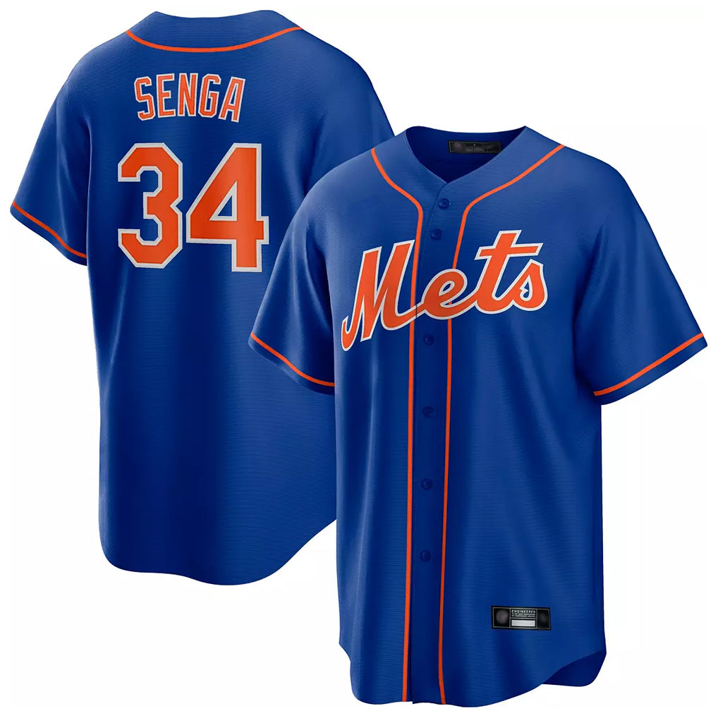 NY.Mets #34 Kodai Senga Player Royal Home Game Jdoa Stitched Jerseys