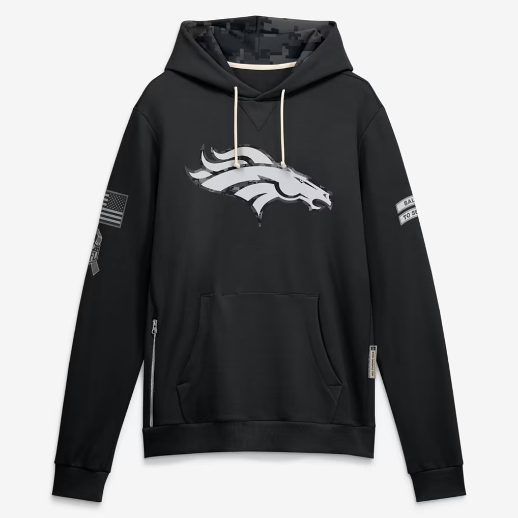 D.Broncos 2026 Black Logo Pullover Hoodies Limited Game Edoa Stitched Jerseys