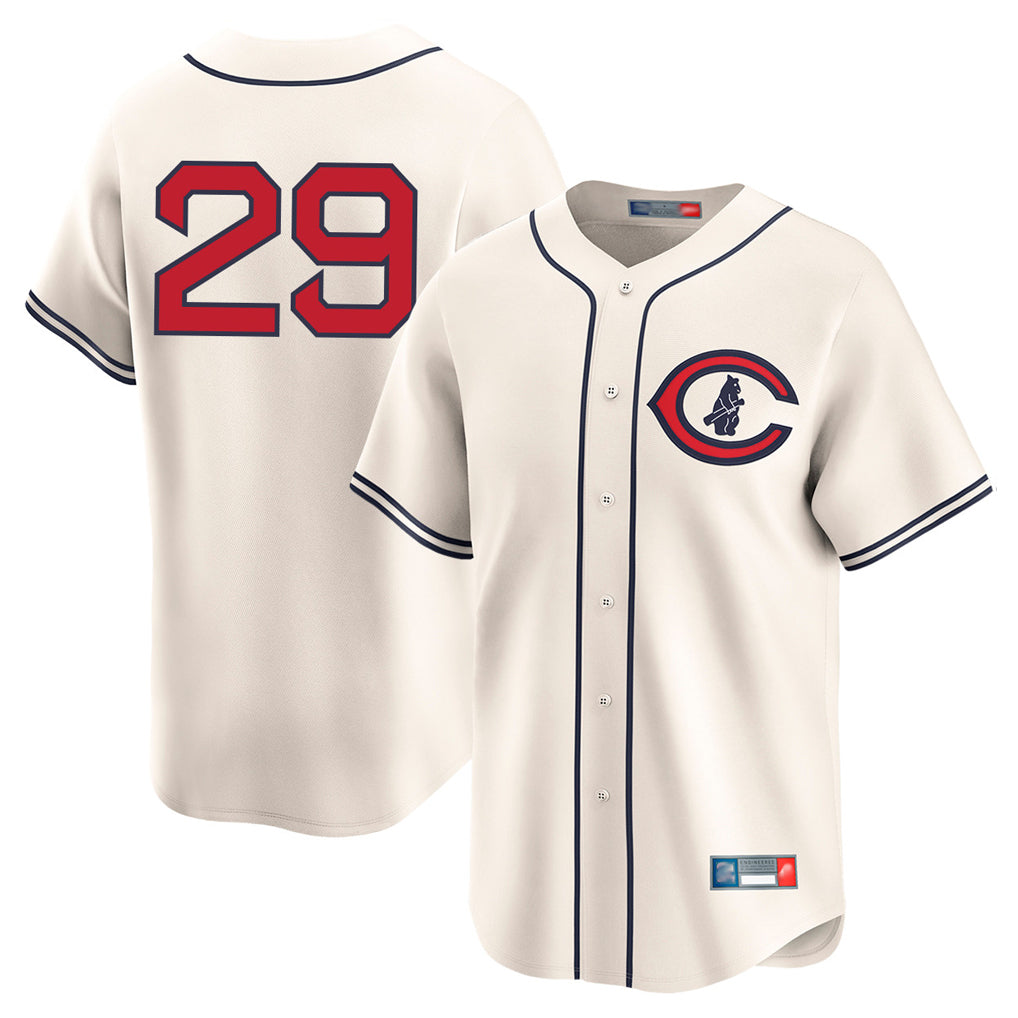 C.Cubs #29 Michael Busch Player Cream Field of Dreams Limited Home Game Jdoa Stitched Jerseys