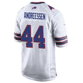 B.Bills #44 Joe Andreessen Player White Home Game Jdoa Stitched Jerseys