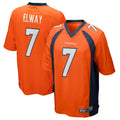 D.Broncos #7 John Elway Player Orange Game Jdoa Stitched Jerseys