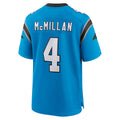 C.Panthers #4 Tetairoa McMillan Player Blue Home Game Jdoa Stitched Jerseys