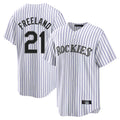 C.Rockies #21 Kyle Freeland Player White Game Home Jdoa Stitched Jerseys