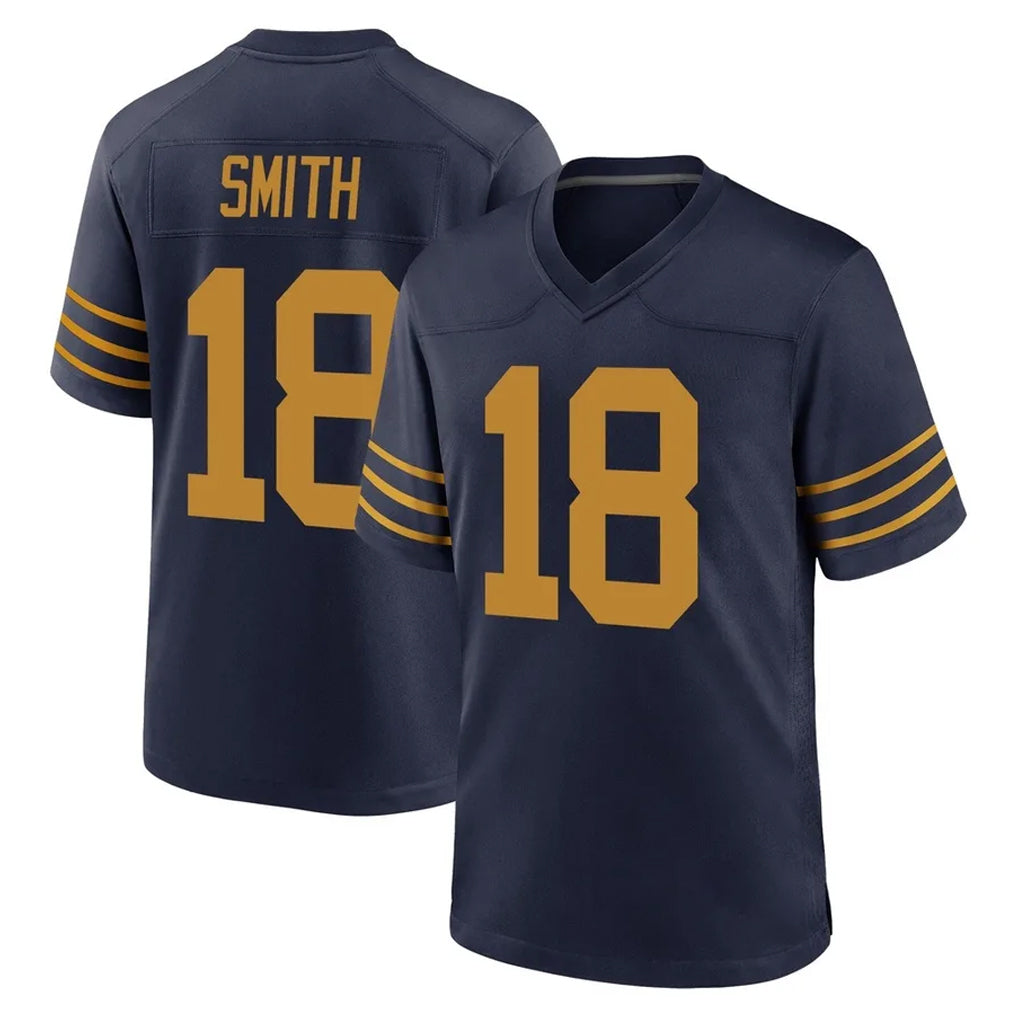 GB.Packers #18 Jonnu Smith Player Navy The 1923 Classic Home Game Jdoa Stitched Jerseys