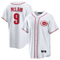 C.Reds #9 Matt McLain Player White Game Home Jdoa Stitched Jerseys