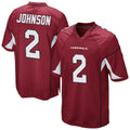A.Cardinals #2 Will Johnson Player Cardinal Home Game Jdoa Stitched Jerseys