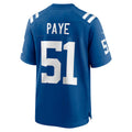 Jdoa IN.Colts #51 Kwity Paye Royal Game Jersey