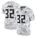 A.Falcons #32 Cash Jones Player Camo Salute to Service Limited Jdoa Stitched Jerseys
